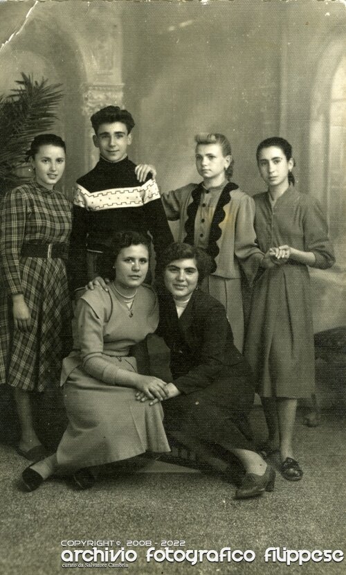 1954 gruppo in studio